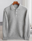 Helvano | Herren Polo-Pullover aus Wollmischung