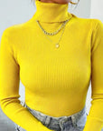 Helvano | Rollkragenpullover mit Rippstruktur für Damen