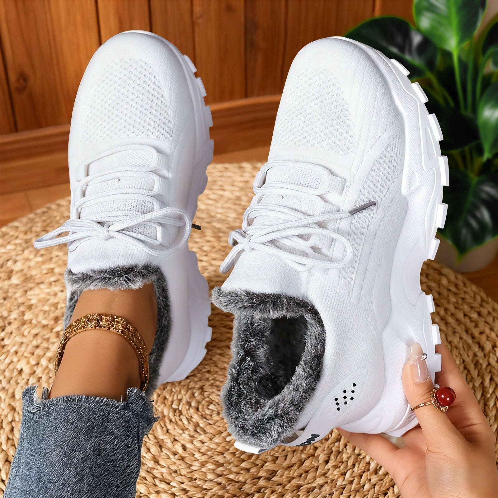 Helvano | Gefütterte Fleece-Sneaker für Damen