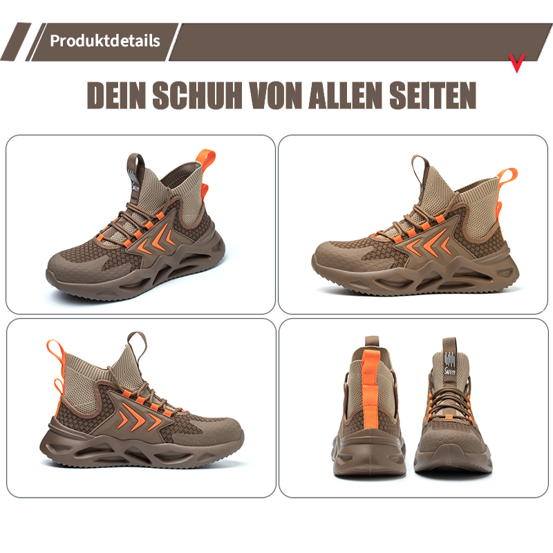 Helvano | Atmungsaktive Sicherheitsschuhe für Herren