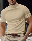 Helvano | Rollkragen-Shirt Kurzarm für Herren