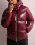 Helvano | Damen Steppjacke mit verstellbarer Kapuze