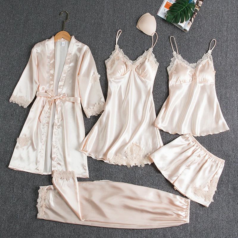 Helvano | Damen Pyjama-Set aus Satin
