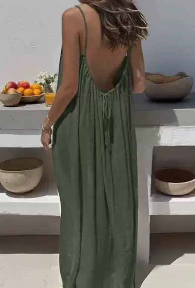 Helvano | Trägerkleid mit Spaghettiträgern für Damen