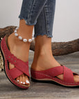 Helvano | Damen-Sandalen mit Keilabsatz
