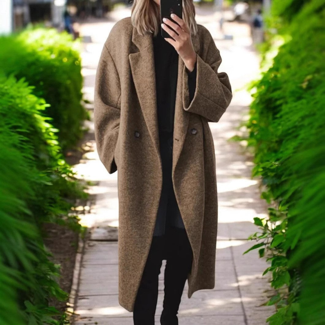 Helvano | Oversized Wollmantel für Damen