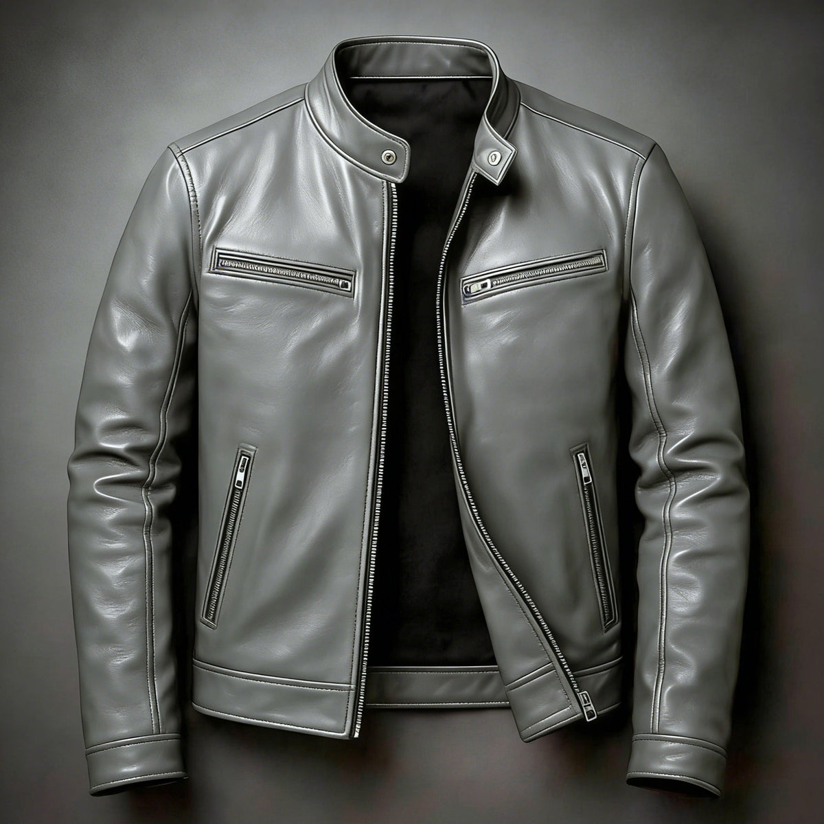 Helvano | Minimalistische Herren-Motorradjacke