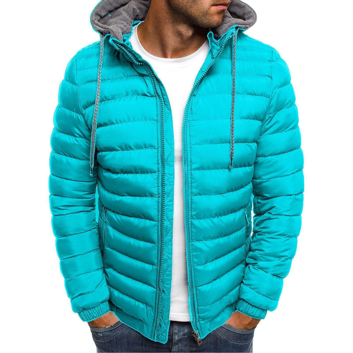 Helvano | Leichte Steppjacke mit Kapuze für Herren