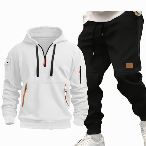Helvano | Herren Trainingsanzug mit Hoodie und Jogginghose