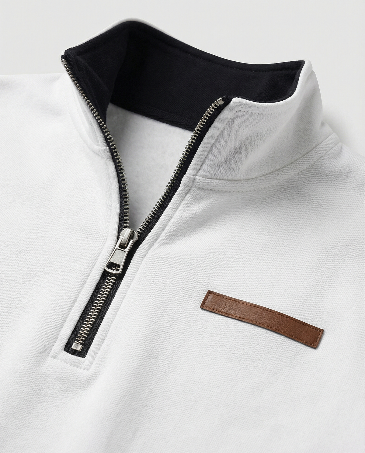 Helvano | Herren Fleece-Pullover mit Half-Zip