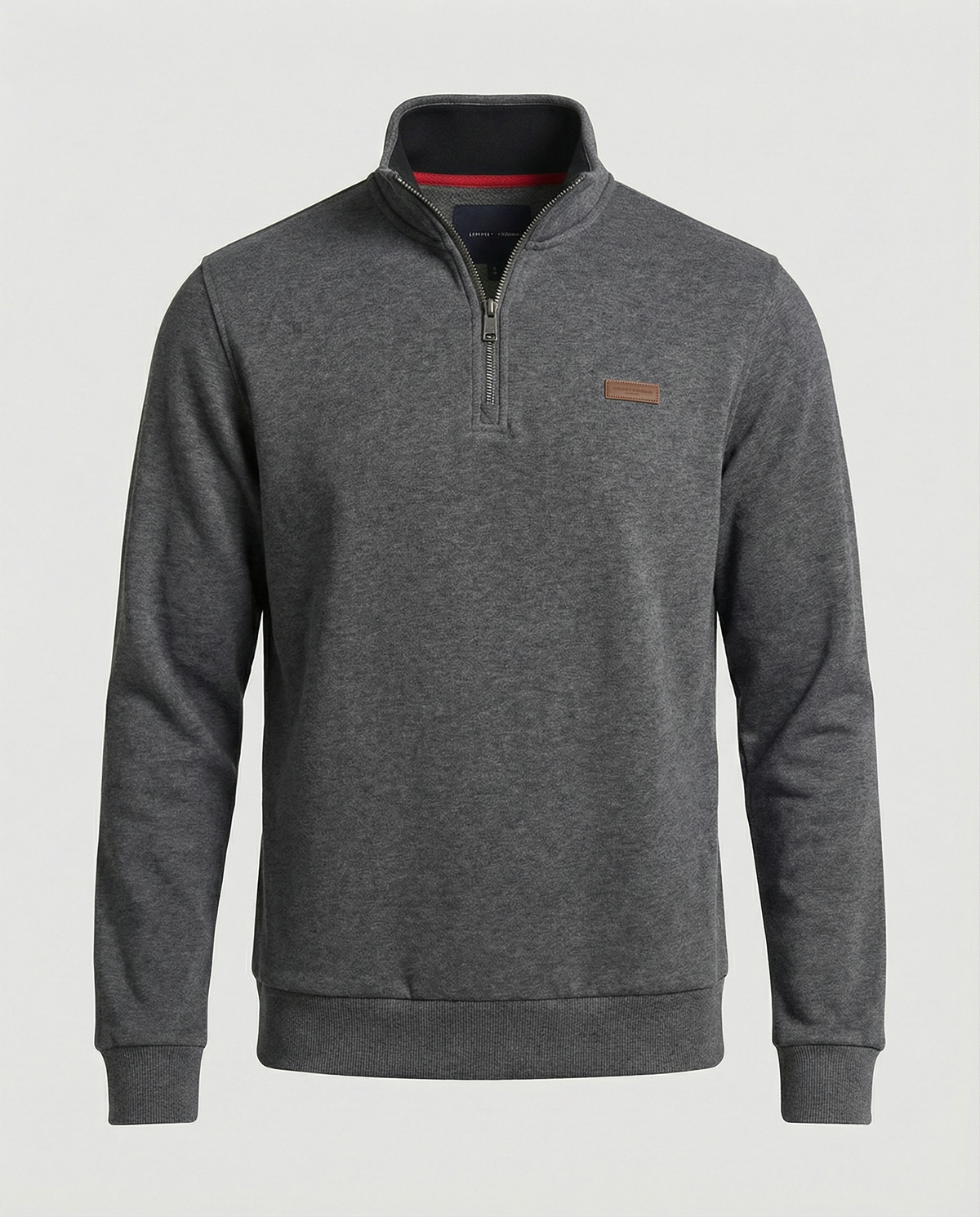 Helvano | Herren Fleece-Pullover mit Half-Zip