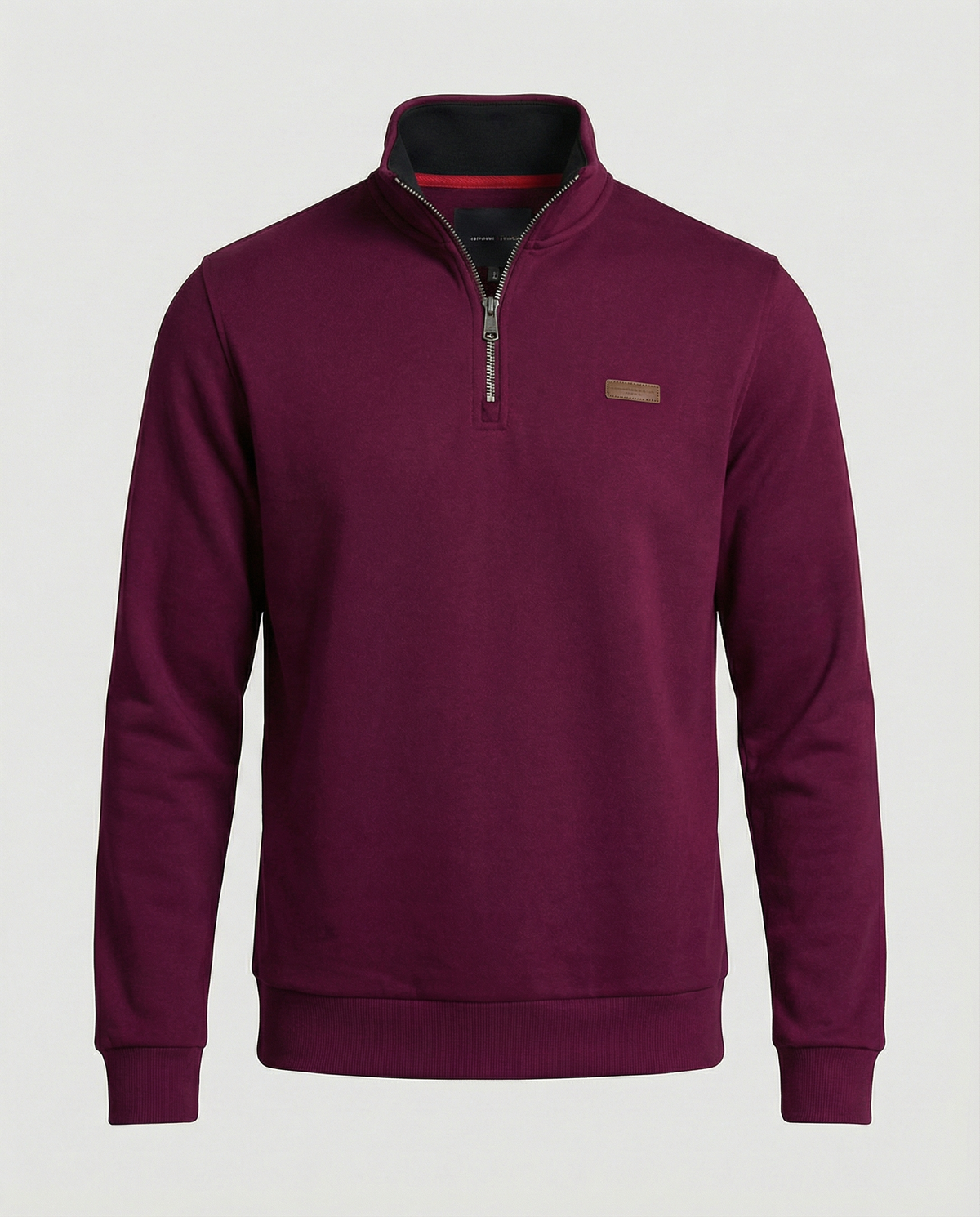 Helvano | Herren Fleece-Pullover mit Half-Zip