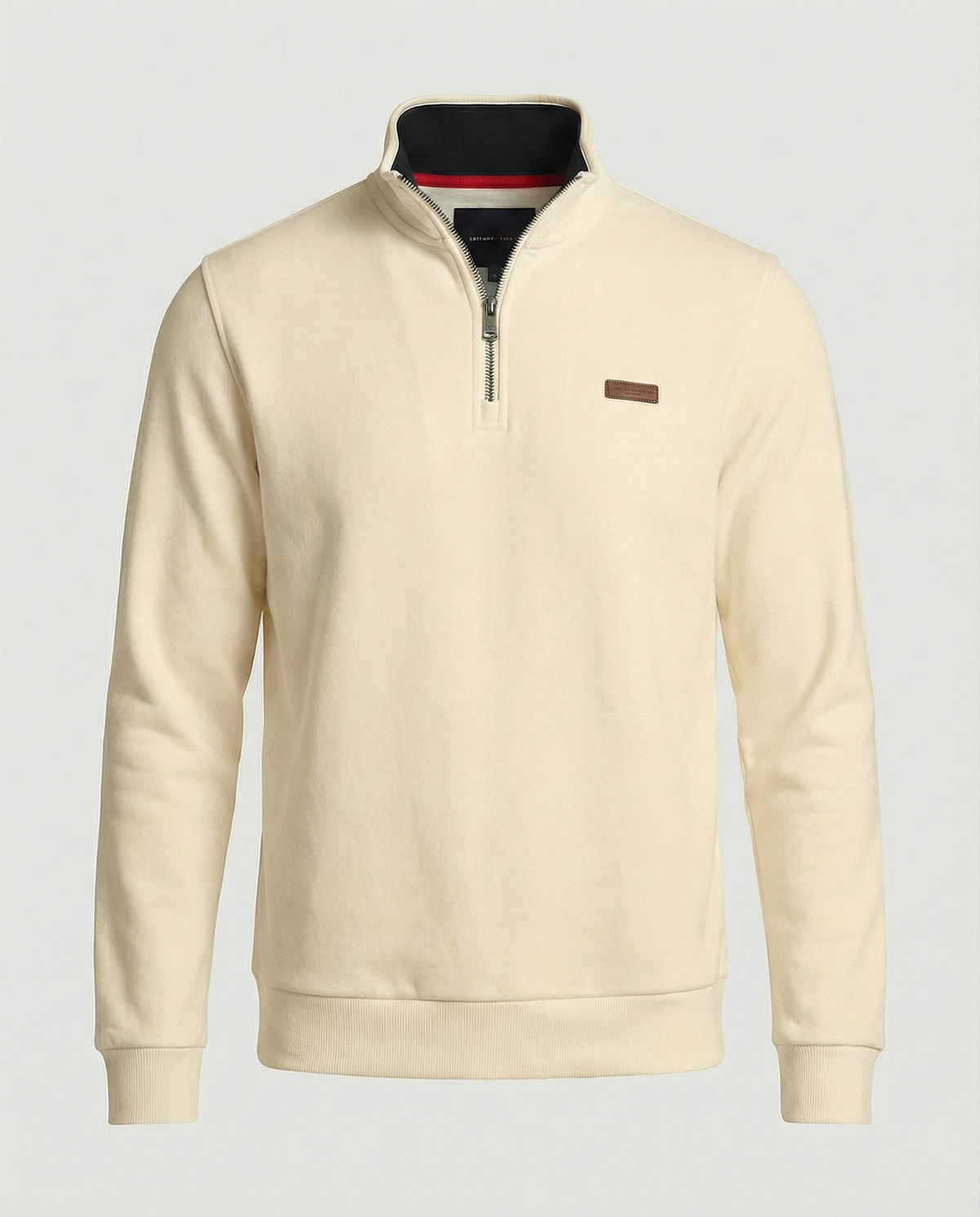 Helvano | Herren Fleece-Pullover mit Half-Zip
