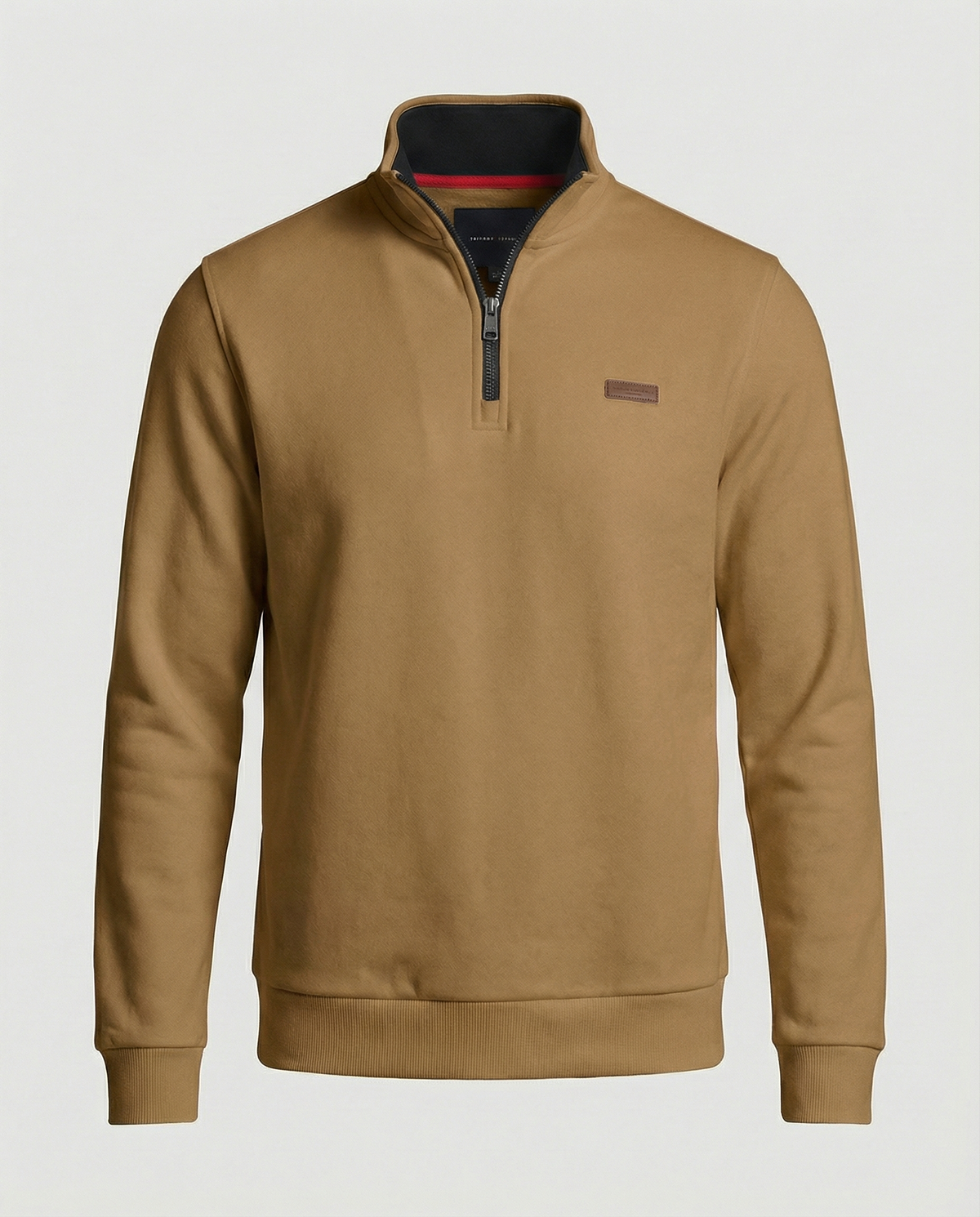 Helvano | Herren Fleece-Pullover mit Half-Zip