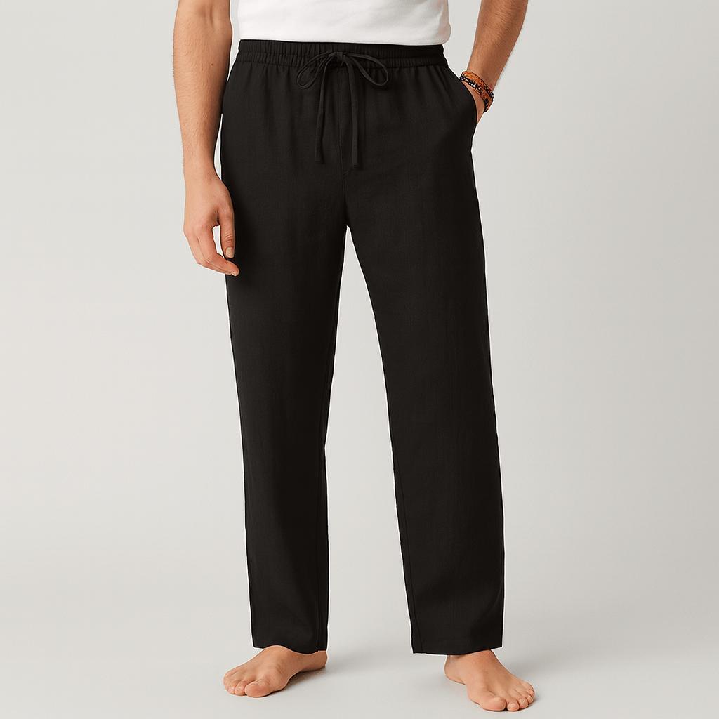 Helvano | Leinenhose für Herren mit Tunnelzug