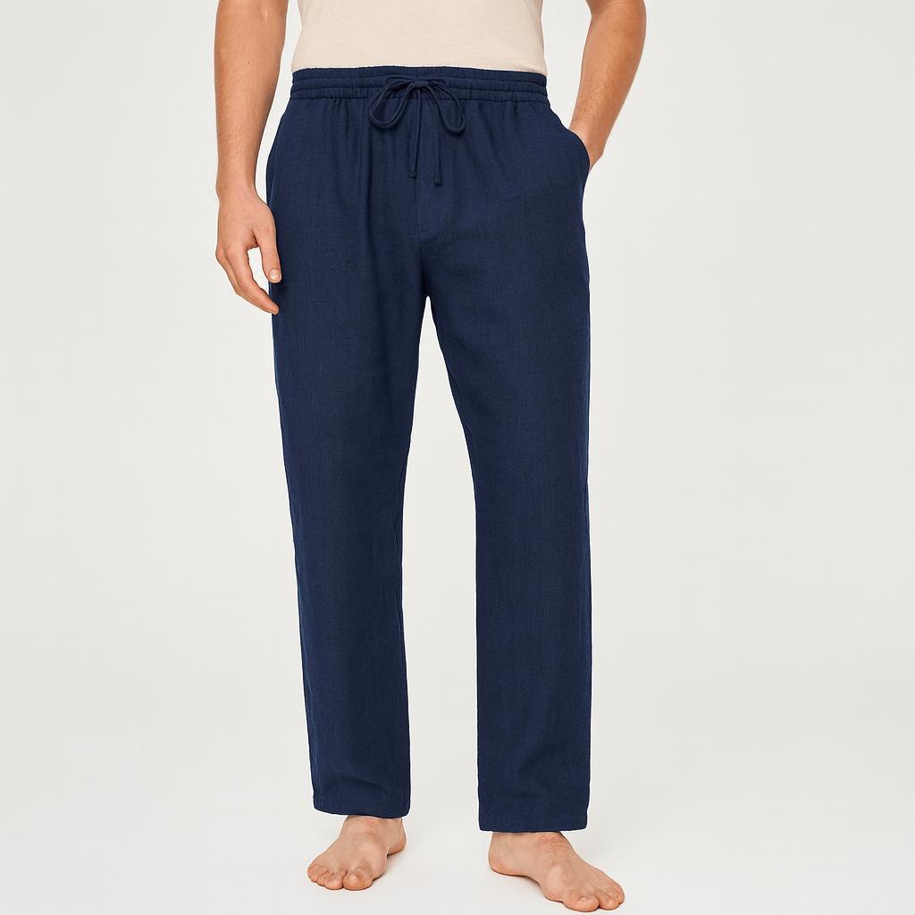 Helvano | Leinenhose für Herren mit Tunnelzug