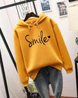 Helvano | Damen Kapuzenpullover mit Smiley-Print