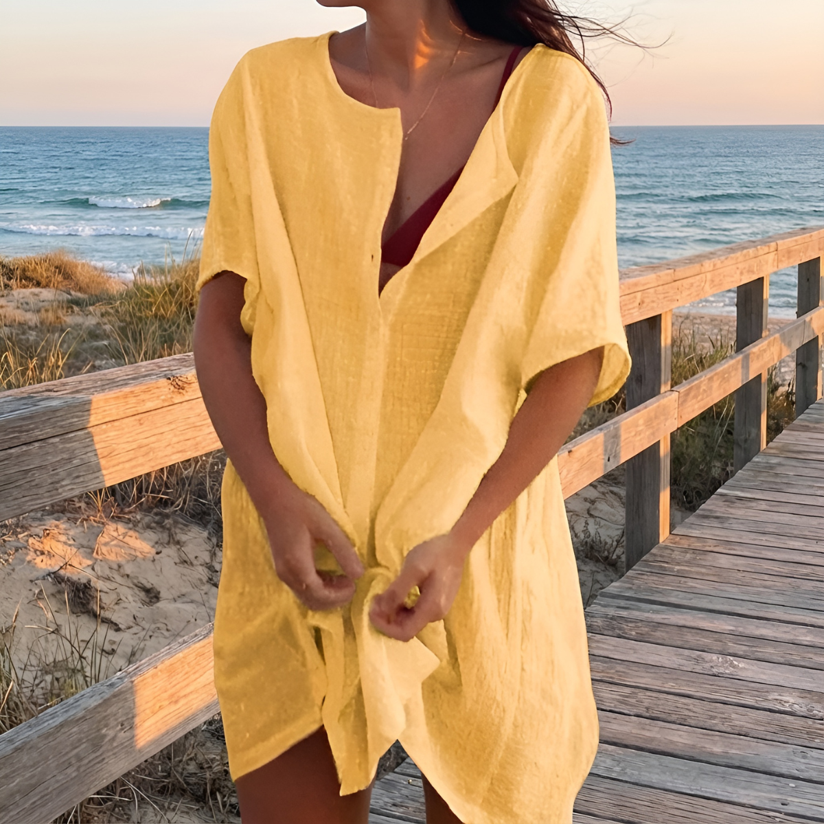 Helvano | Damen Bluse mit V-Ausschnitt
