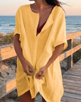 Helvano | Damen Bluse mit V-Ausschnitt