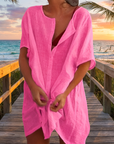 Helvano | Damen Bluse mit V-Ausschnitt