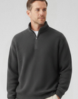 Helvano | Herren Strickpullover mit Zip-Kragen