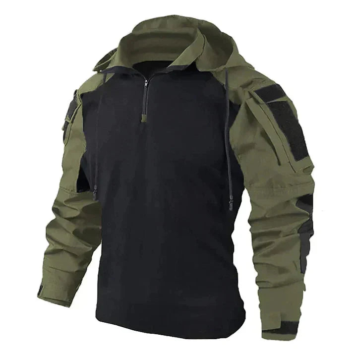 Helvano | Taktischer Half-Zip Kapuzenpullover für Herren