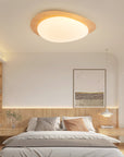 Helvano | Runde LED-Deckenleuchte mit Holzoptik