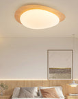 Helvano | Runde LED-Deckenleuchte mit Holzoptik