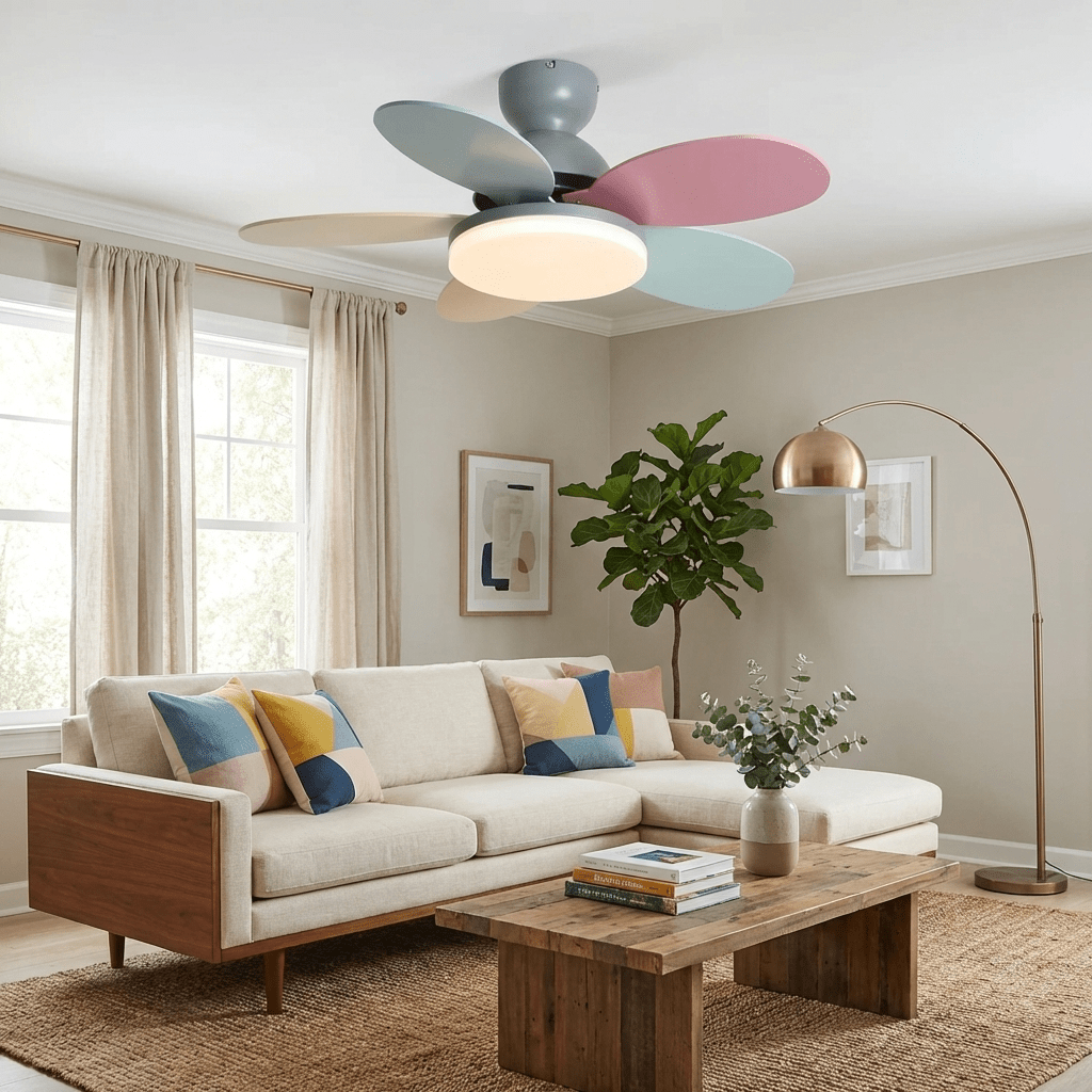 Helvano | Deckenventilator mit Licht und Fernbedienung