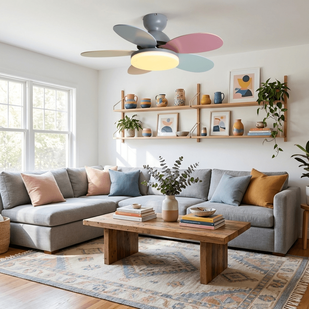 Helvano | Deckenventilator mit Licht und Fernbedienung