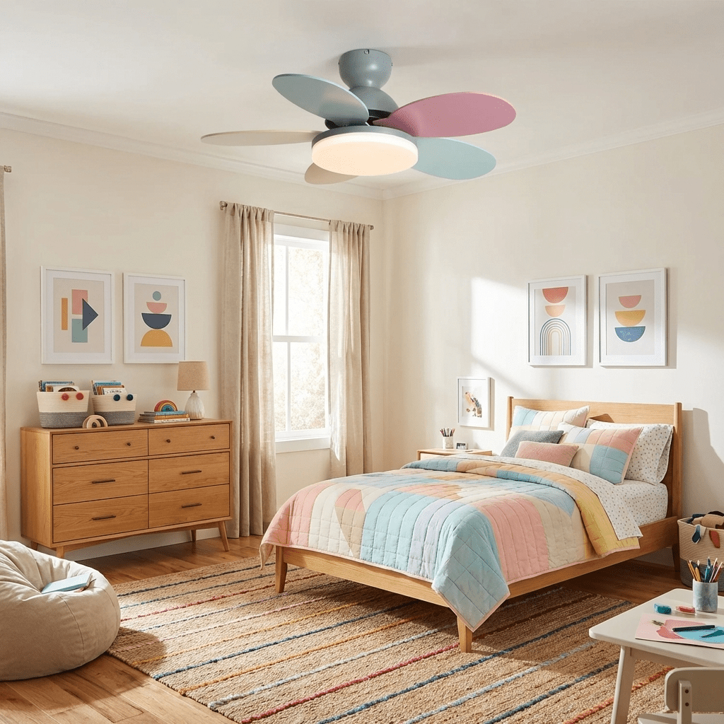 Helvano | Deckenventilator mit Licht und Fernbedienung