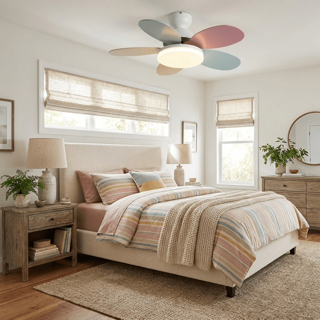Helvano | Deckenventilator mit Licht und Fernbedienung