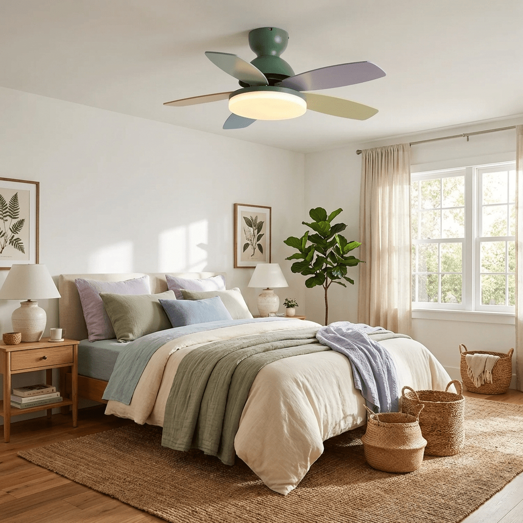 Helvano | Deckenventilator mit Licht und Fernbedienung