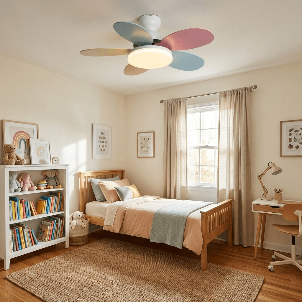 Helvano | Deckenventilator mit Licht und Fernbedienung