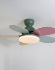 Helvano | Deckenventilator mit Licht und Fernbedienung
