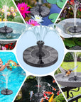 Helvano | Solar-Springbrunnenpumpe für Teich & Garten