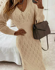 Helvano | Strickkleid für Damen in Weiss