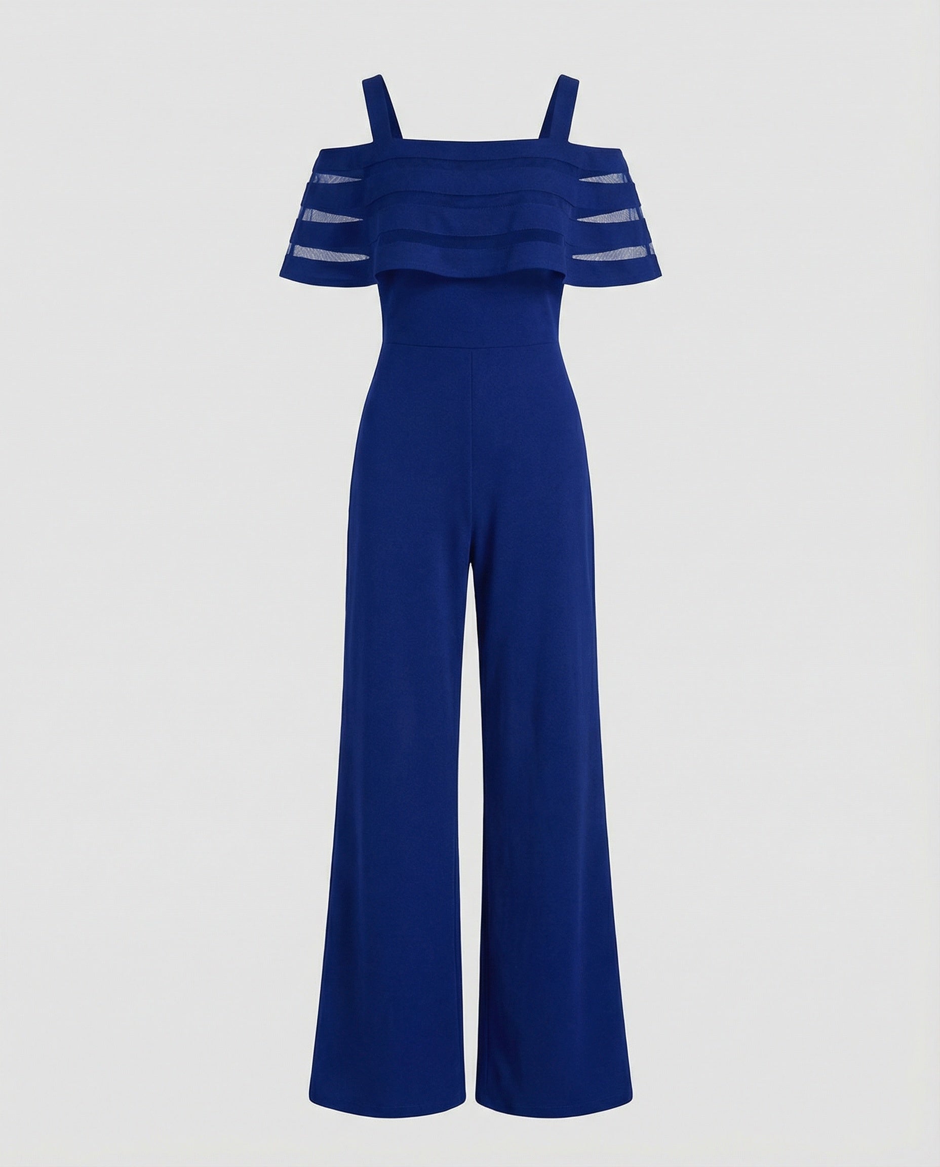 Helvano | Schulterfreier Abend-Jumpsuit mit weitem Bein