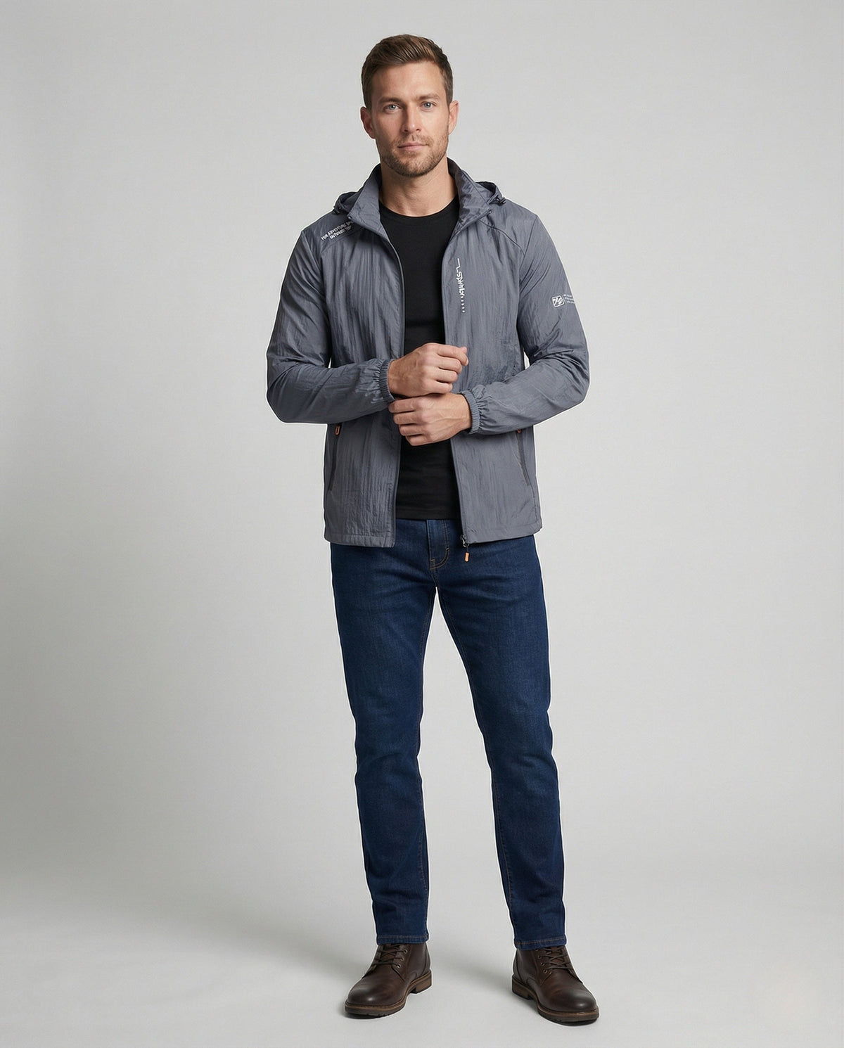 Helvano | Ultraleichte Funktionsjacke mit Kapuze für Herren