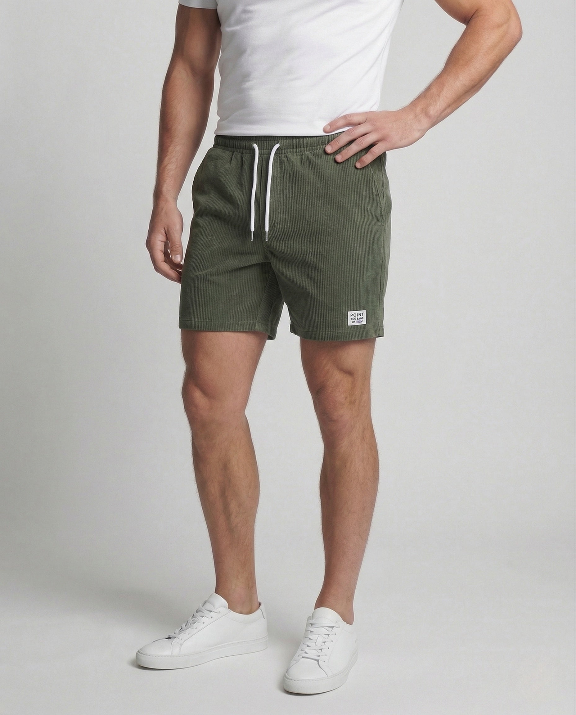 Helvano | Cord-Shorts für Herren mit verstellbarem Bund