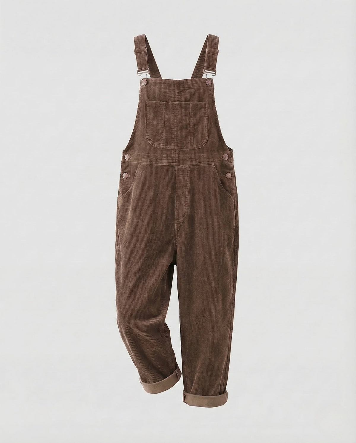 Helvano | Weite Cord-Latzhose für Damen