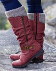 Helvano | Orthopädische Stiefel mit flachem Absatz für Damen