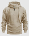 Helvano | Herren Sweatshirt mit Troyer-Zipkragen