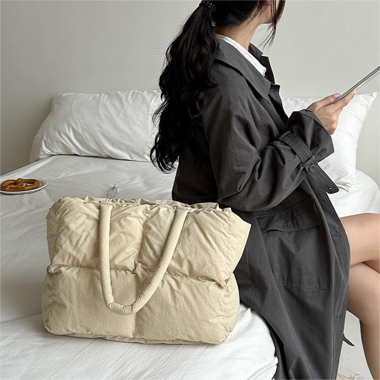 Helvano | Gesteppte Puffer Tote Bag für Damen