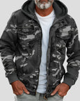 Helvano | Herren Kapuzenjacke im Military-Look