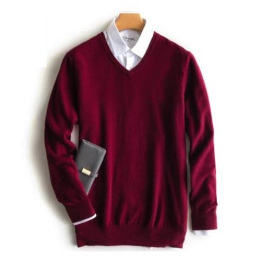 Helvano | Herren-Pullover mit V-Ausschnitt