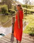 Helvano | Ärmelloses Midikleid für Damen