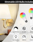 Helvano | Retro Wandleuchte mit RGB-Akku-Lampe