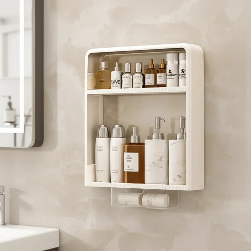 Helvano | Selbstklebendes Badezimmer-Regal