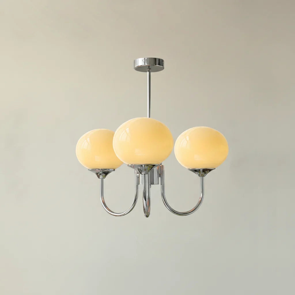 Helvano | Deckenleuchte aus Glas mit Goldfinish